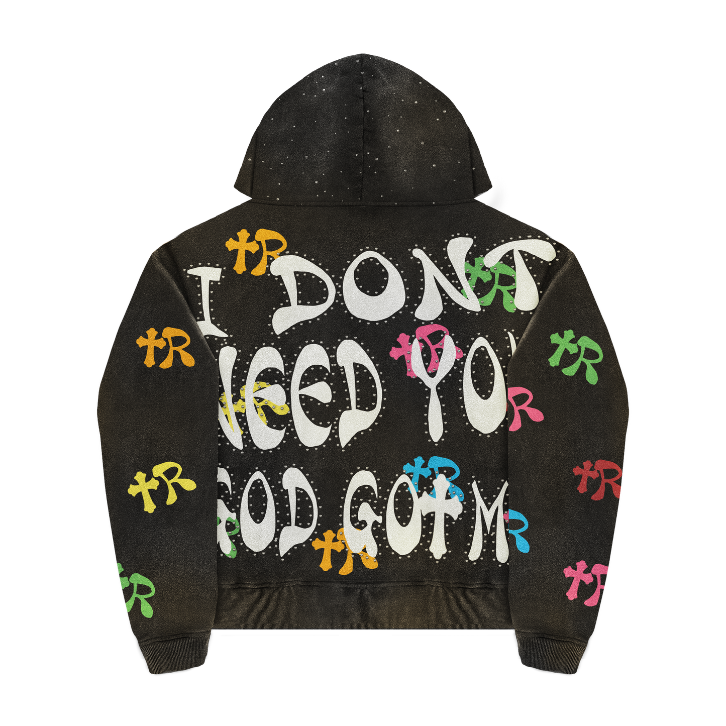 RR “I Don’t Need You, God Got Me” Two-Piece Set - Zip-up & Sweats